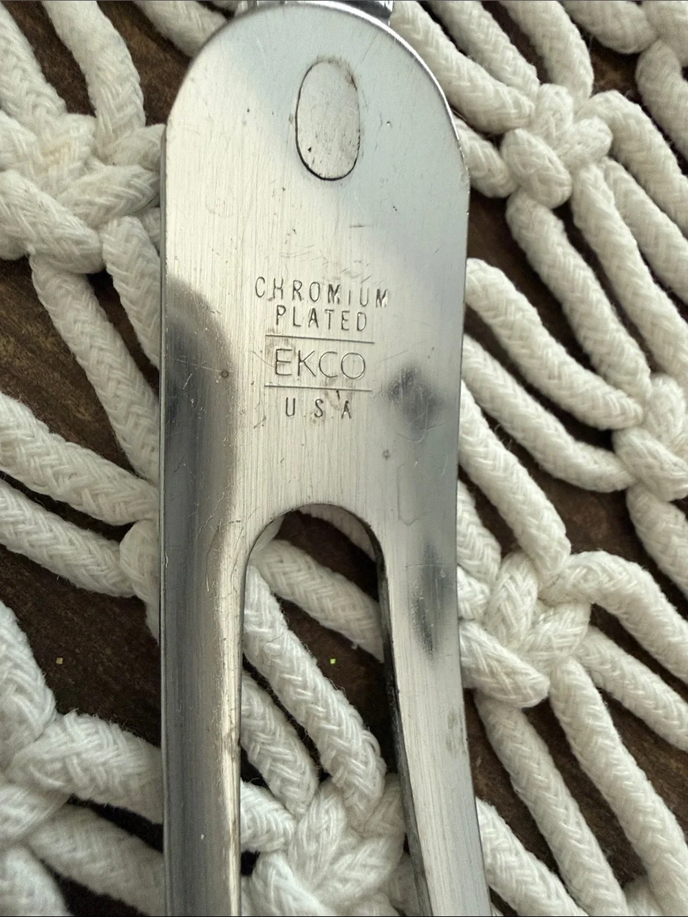 Vintage 70s Ekco Spice of Life Serving Fork